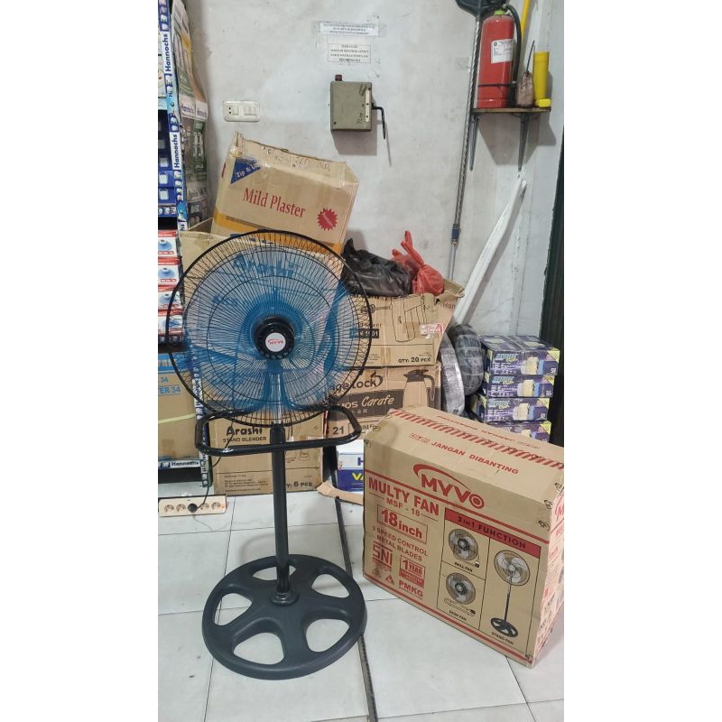 kipas angin 3 in 1 MYVO KUALITAS JANGAN DI TANYA YAA KAK BOS MANTAP KENCANG KIPAS ANGIN TORNADO SANG