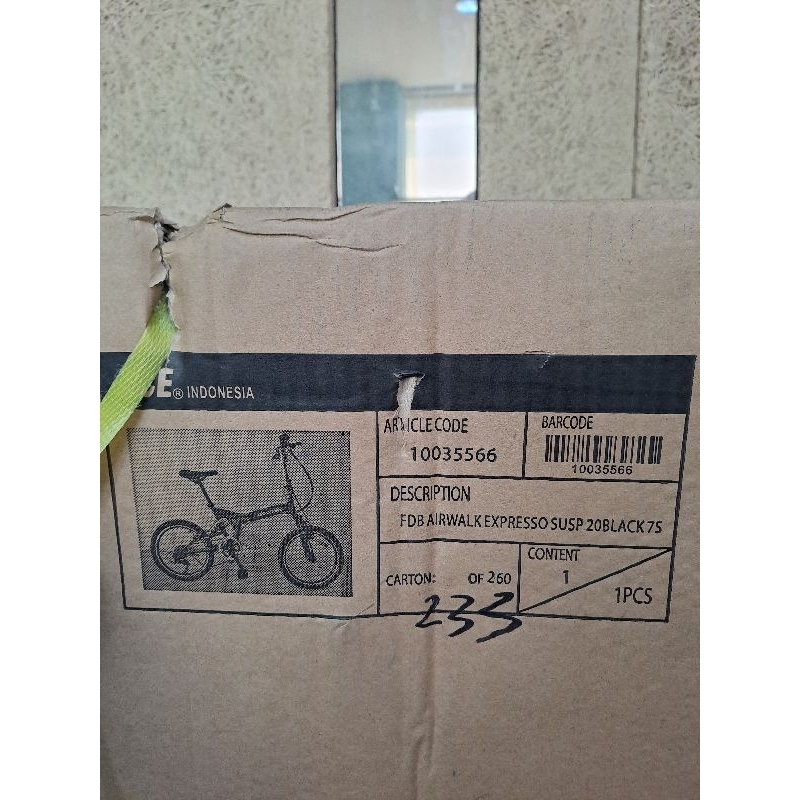 Brand New in Box SEPEDA Lipat Ace Hardware Ekspresso Hitam