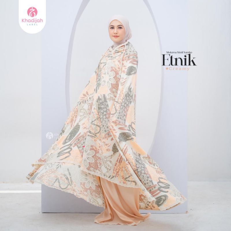 Mukena Jumbo Dewasa Etnik KhadijahLabelKHADIJAH LABEL, SAHABAT SETIA MUSLIMAH