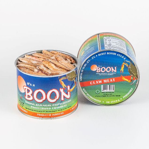

BOON Crabmeat Pasteurized - Clawmeat 454gr - Seafood by Aruna
