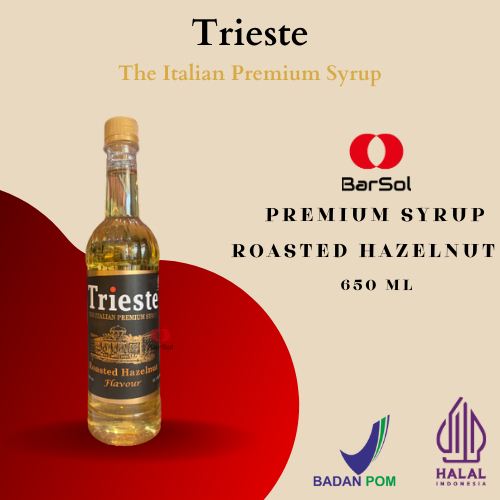 

Trieste Syrup Roasted Hazelnut 650 Ml - Barsol Indonesia