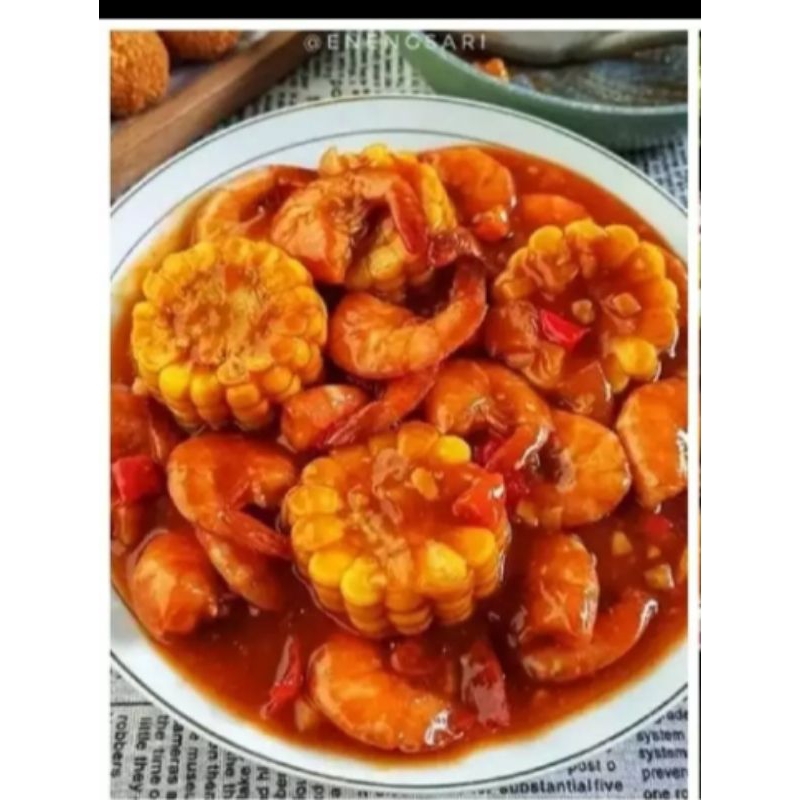 

Udang Saos Padang 250 gram/Seafood Udang