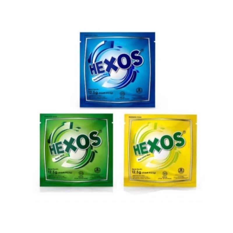 

hexos mint permen mint pereda tenggorokan per pcs