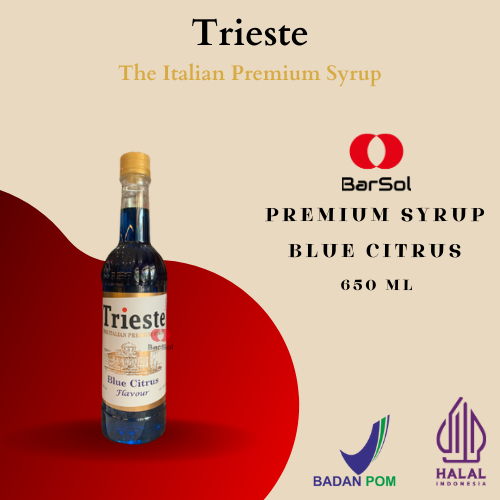 

Trieste Syrup Blue Citrus 650 Ml - Barsol Indonesia