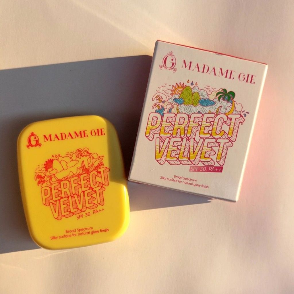 Madame Gie Perfect Velvet SPF 30 PA++ / Two way Cake / Bedak Padat 6,5gr