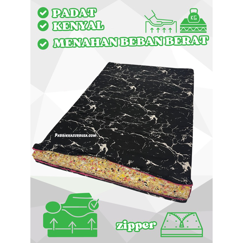 Garansi 10 tahun Kasur Busa Rebonded DENSITY 70 , 120x180x10/120x200x10 ORTHOPEDIC D70 , D 70 SIRO F