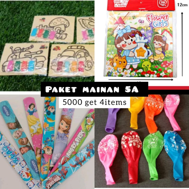 Paket Mainan / souvenir Ultah / Mainan Murah / serba 5000