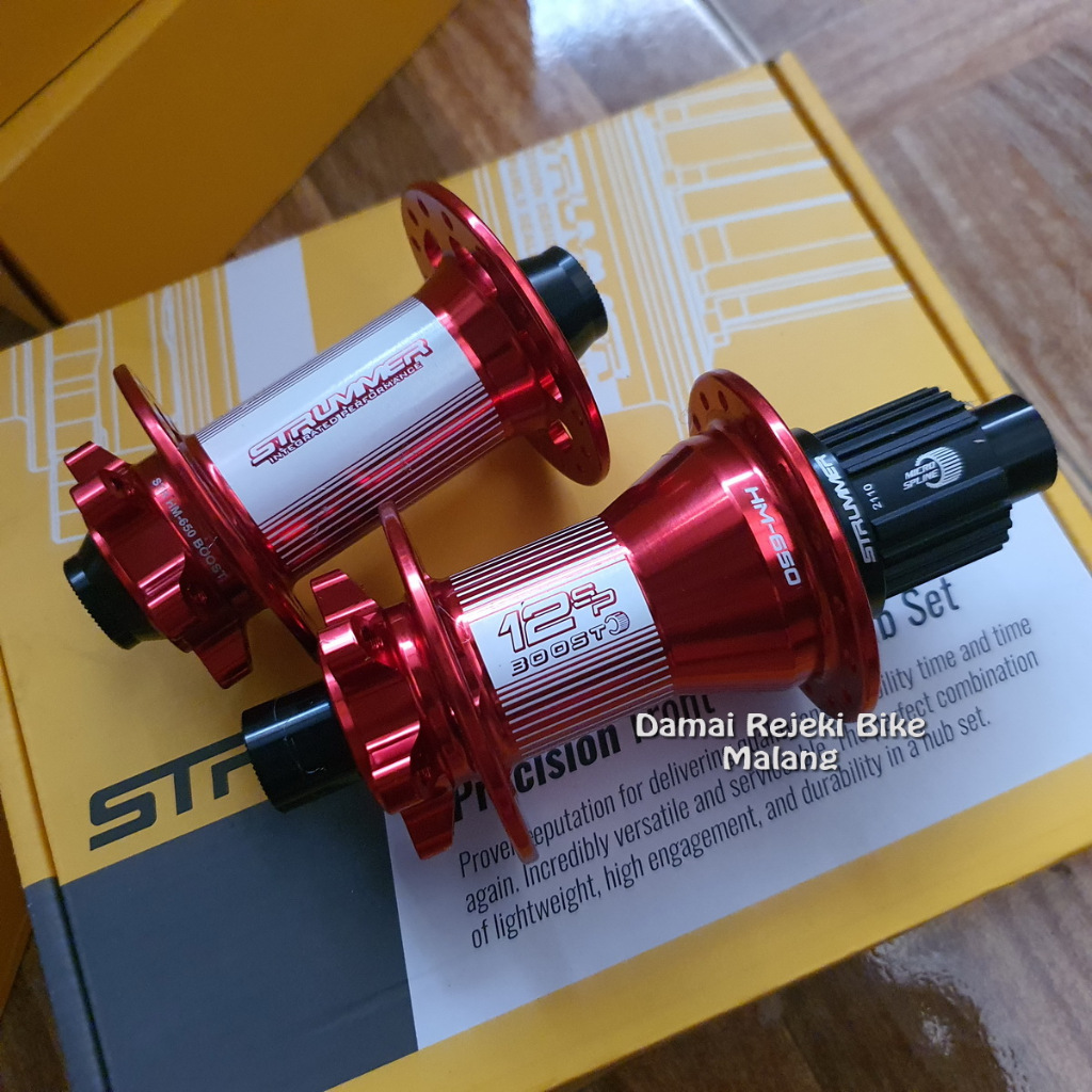 Hub freehub Strummer HM-650 Microspline TA Boost - Thru Axle - bisa dirubah menjadi QR Boost