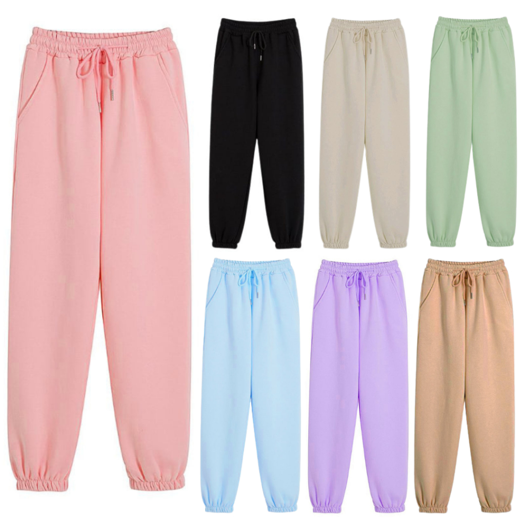 	 CELANA JOGGER SWEATPANTS WANITA PRIA / CELANA JOGGER OLAHRAGA PANJANG GYM TRAINING / CELANA JOGGER KOREAN STYLE	