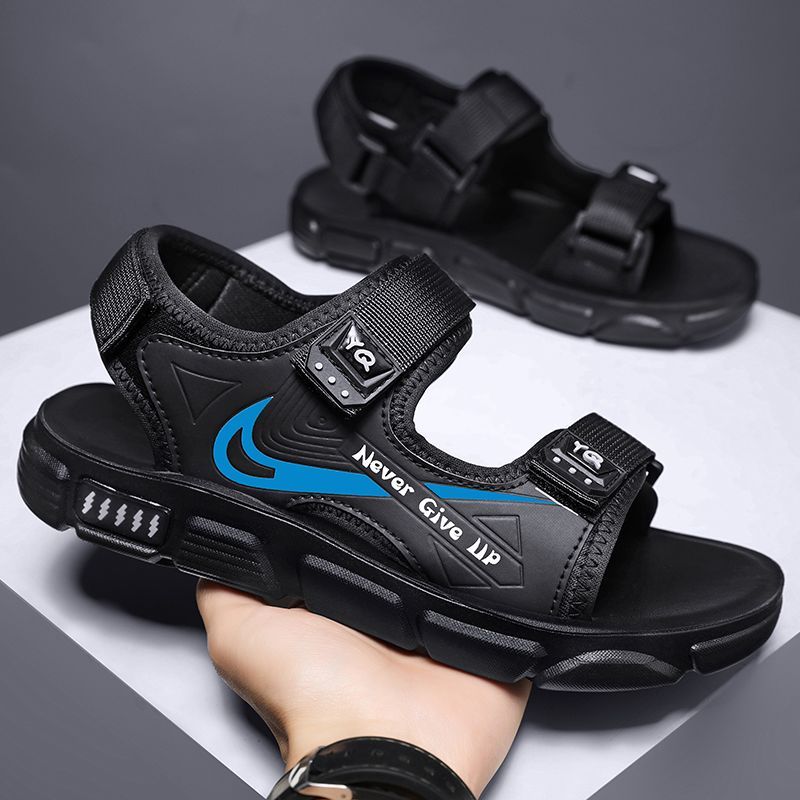 Sandal pria sandal tahun 2023, liburan baru musim panas, olahraga pantai versi korea,sandal slide pr