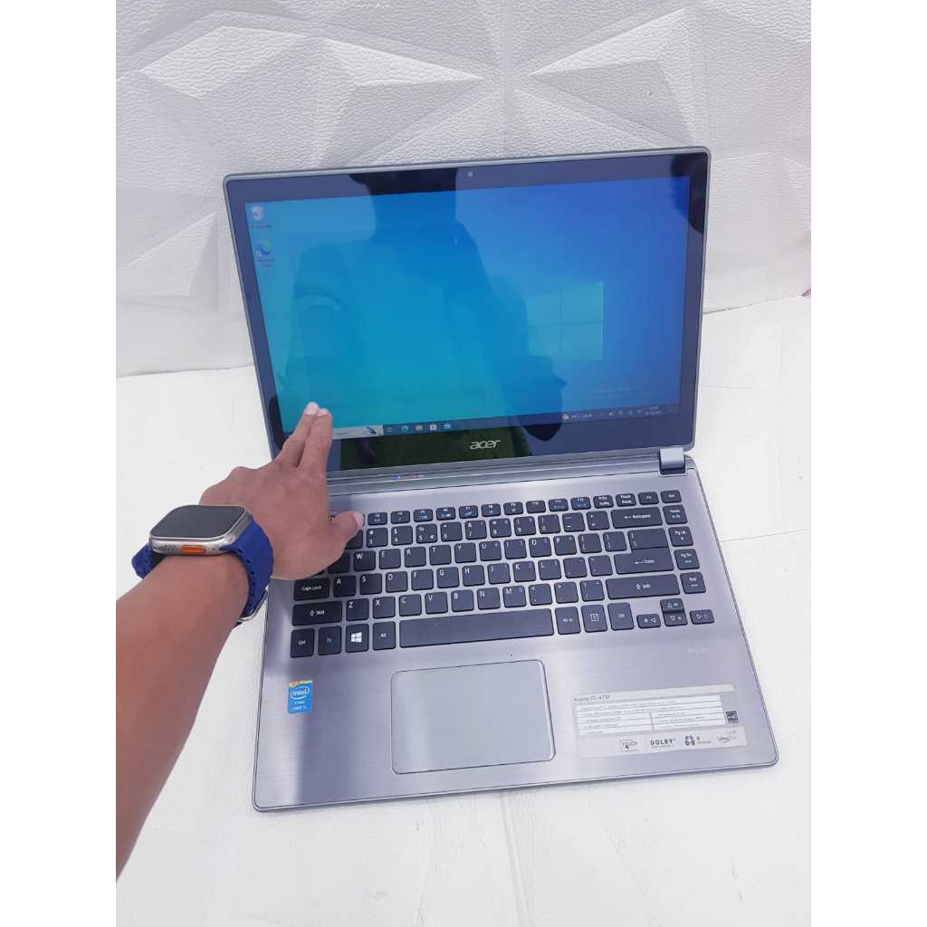 ACER ASPIRE V5-473P PPROCESSOR: INTEL CORE i5 GEN: 4 RAM: 4GB SSD: 128 GB