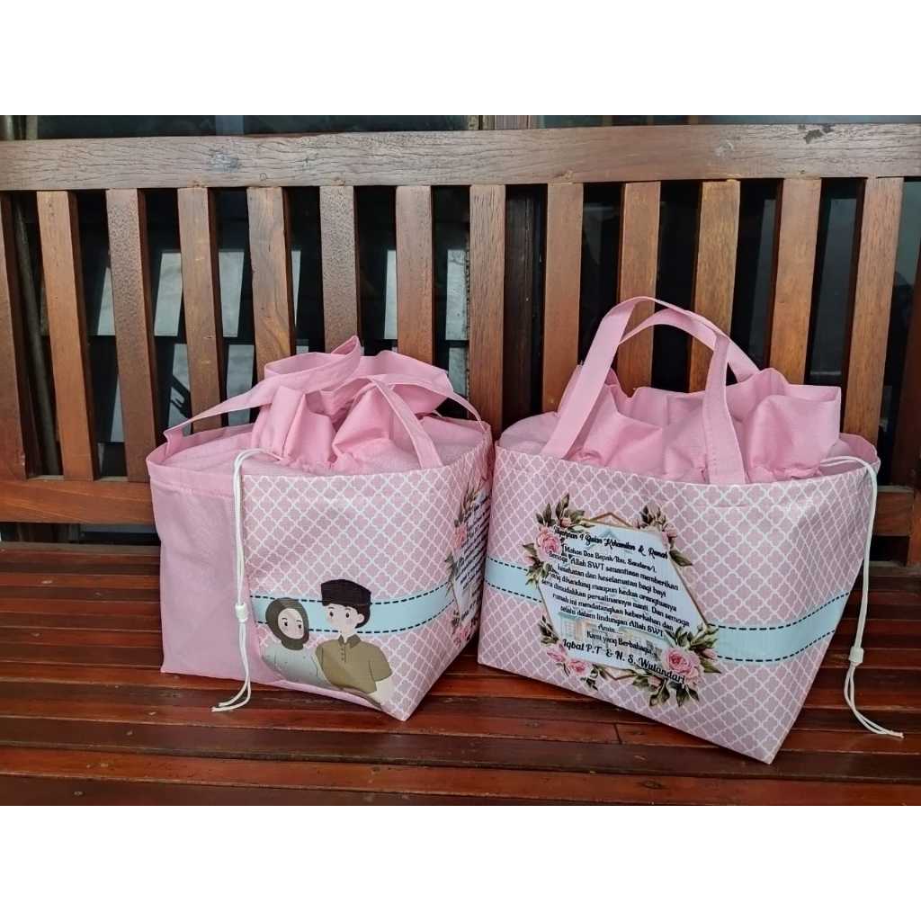 TAS SOUVENIR KEHAMILAN 4BULAN TAS SERUT