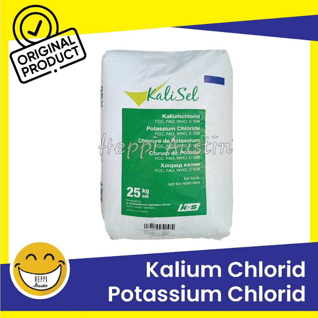 KCL Kalium Klorida Potassium Chloride Jerman 1KG