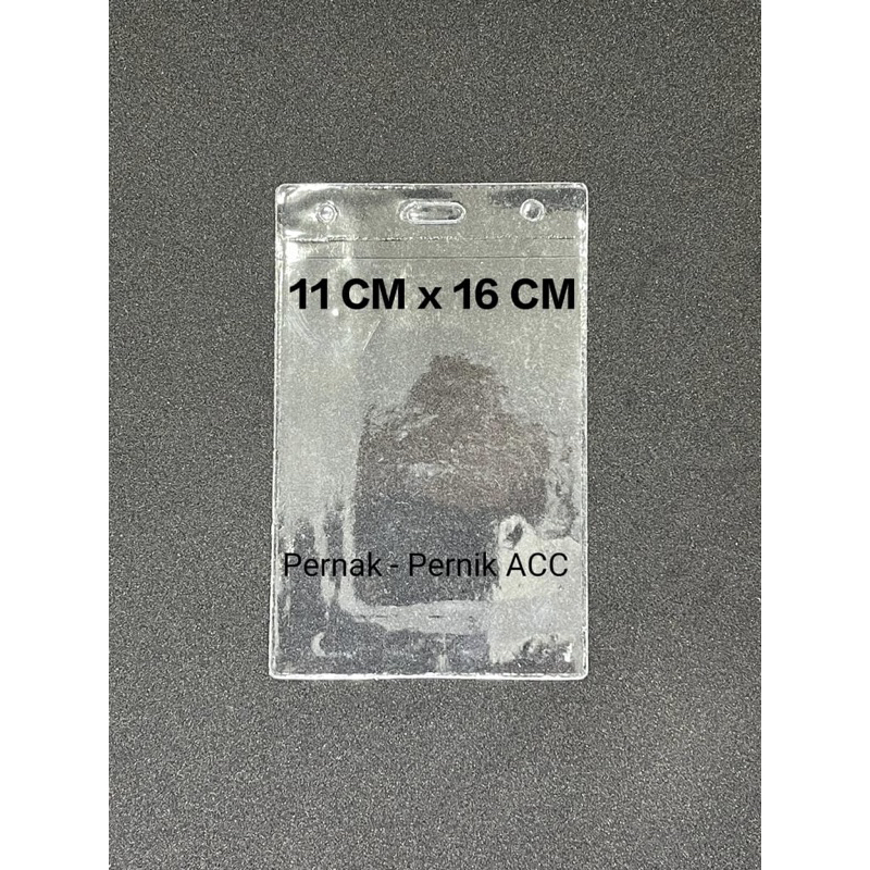 

Kantong Plastik Mika Cover Nametag Panitia / ID CARD Uk. 11 x 16 cm| 1 pack isi (100 pcs)
