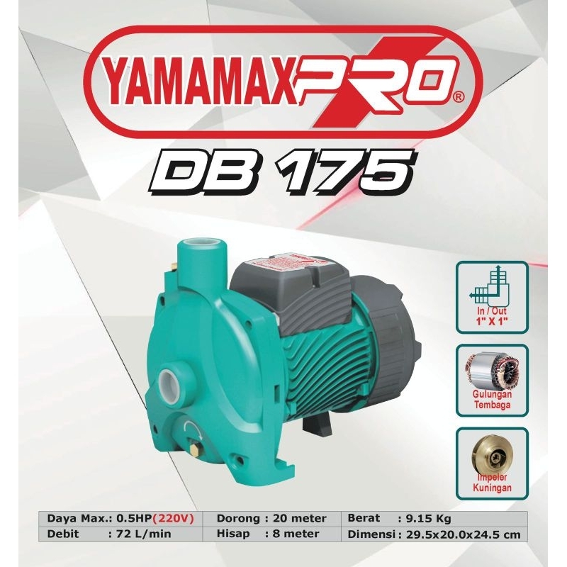 YAMAMAX PRO DB-175, DB-401, DB-402, DB-403 Pompa Irigasi Centrifugal