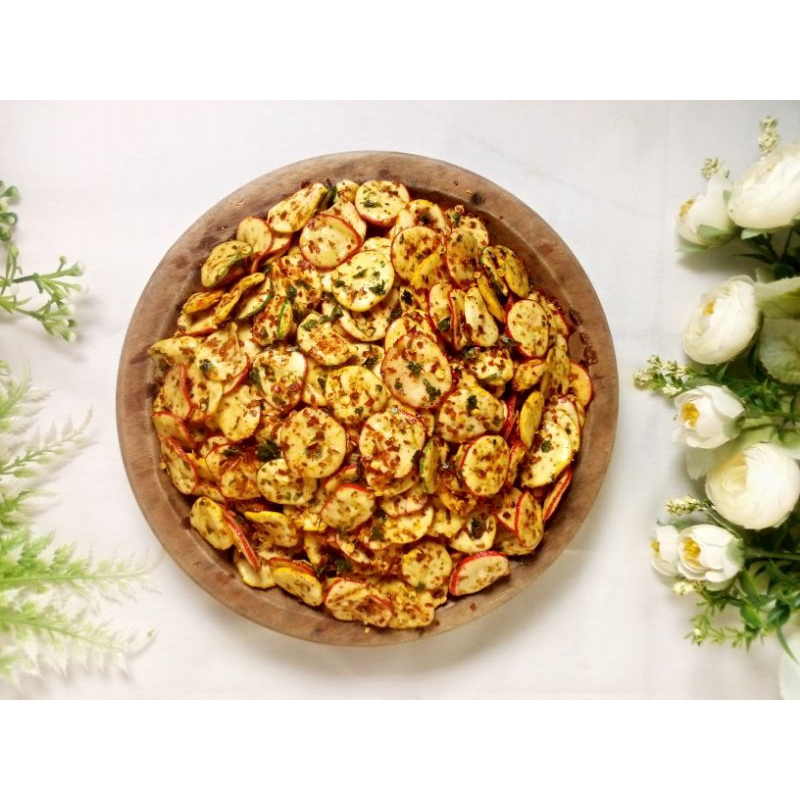 

kerupuk seblak kering kencur pedas daun jeruk