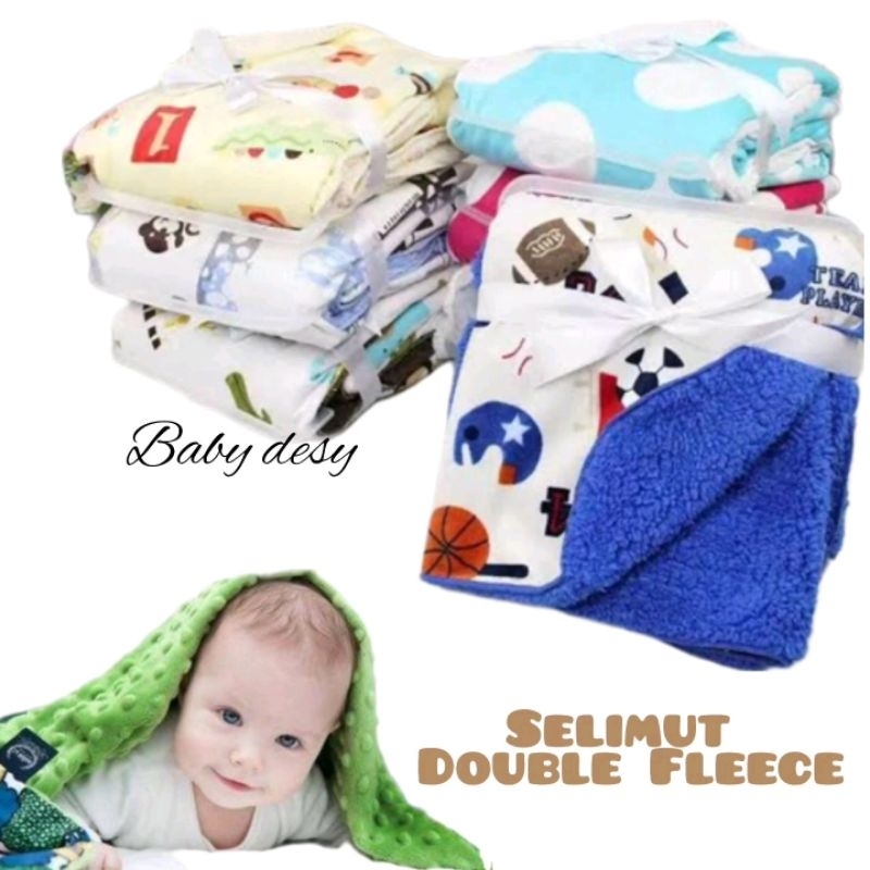SELIMUT DOUBLE FLEECE / SELIMUT IMPORT TEBAL LEMBUT