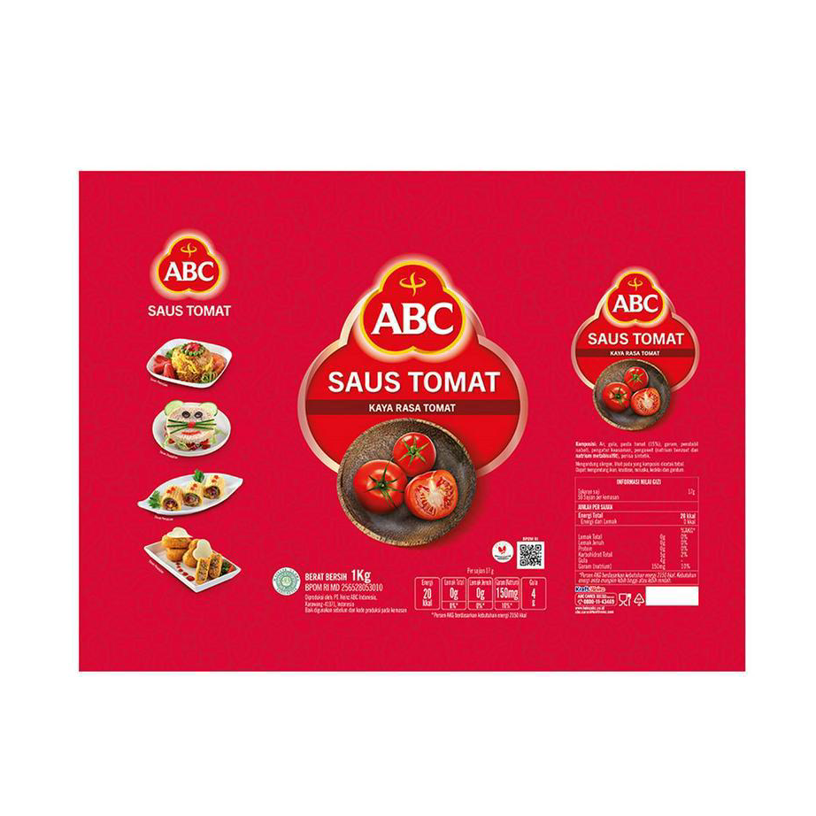 

➯✽✷ ABC Saus Tomat 1 kg Bestseller