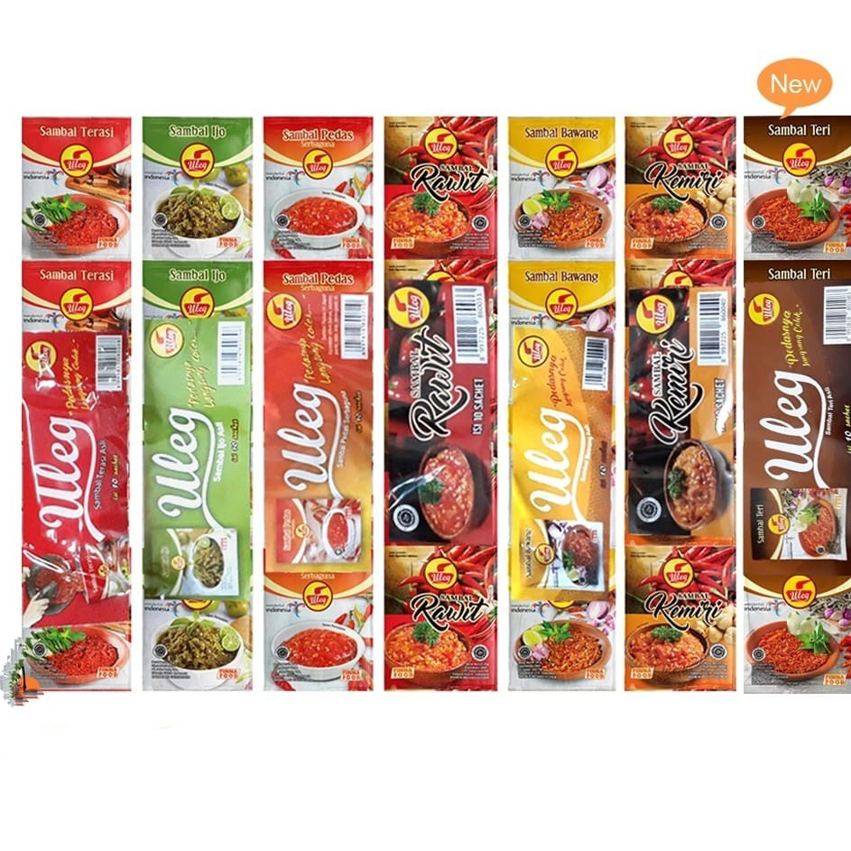 

Grosir Finna Uleg Sambal Uleg Sambal Bamboe (10 Sachets) NEW STOCK BARU 100% HALAL MUI BPOM Dijual Murah