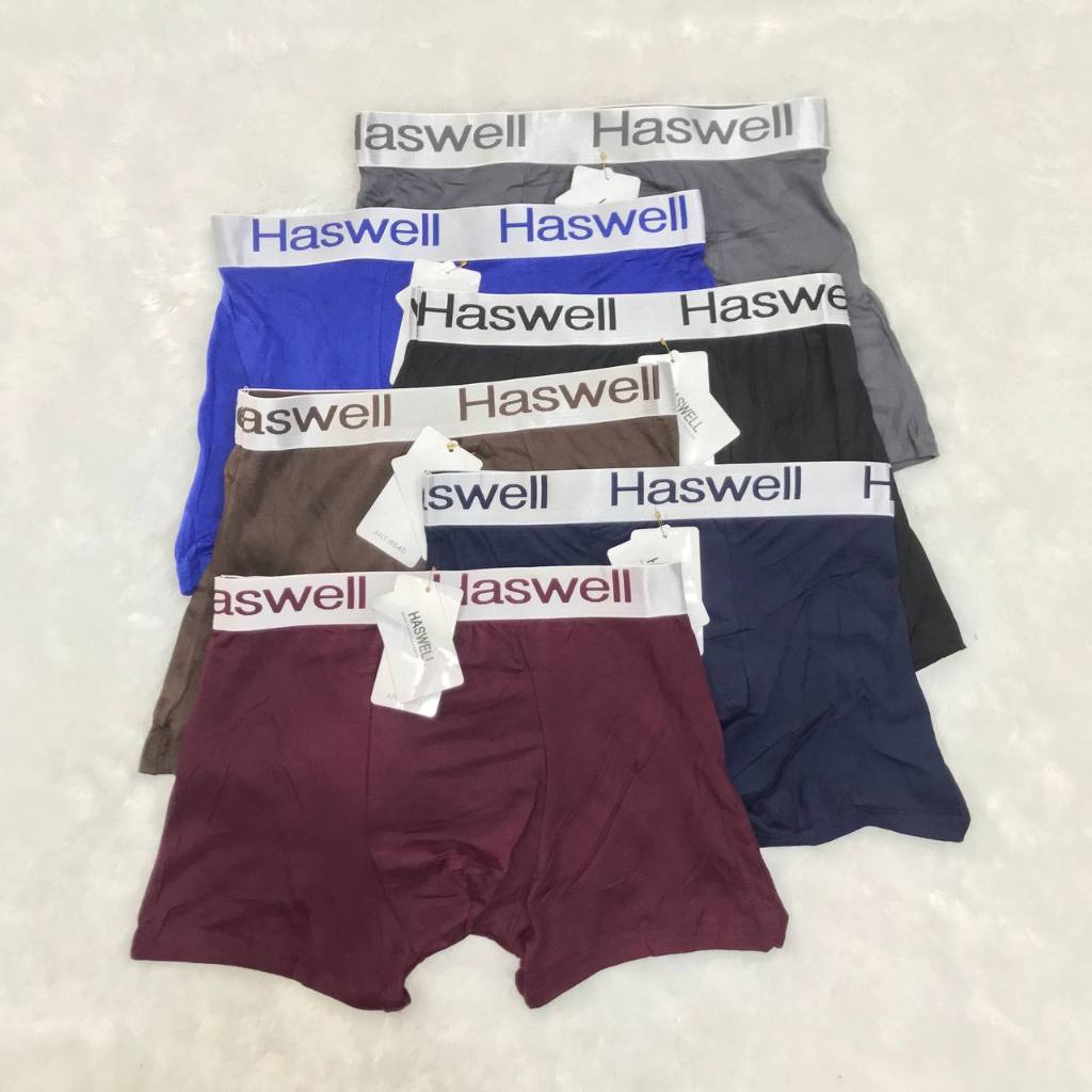 TB - 3pcs Celana Dalam Boxer Pria M L XL XXL CD Cowok Katun Polos Underwear Laki-laki Dewasa Pakaian