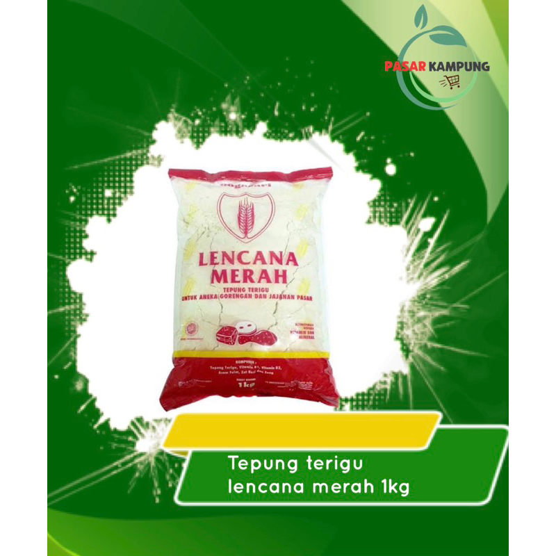 

Tepung lencana merah 1kg