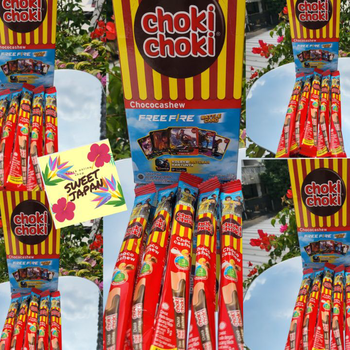 

Ready PROMO!!!!! MURAH !!!! CHOKI CHOKI CHOCOCASHEW ISI 20 BUNGKUSx10 gram