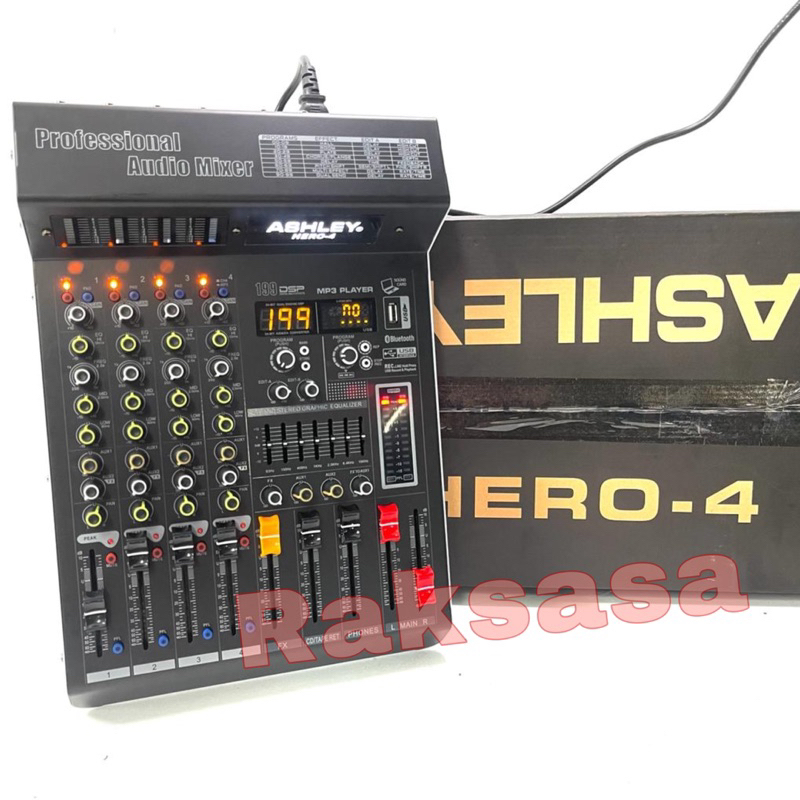 Mixer Ashley HERO4 Original Hero 4 ashley hero 4 channel