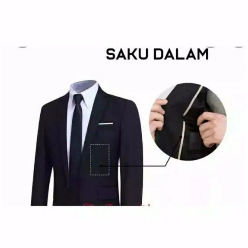NEW PRODUCT SETELAN JAS PRIA -JAS PRIA - JAS FORMAL - JAS FORMAL PRIA SETELAN- JAS PRIA HITAM/JAS