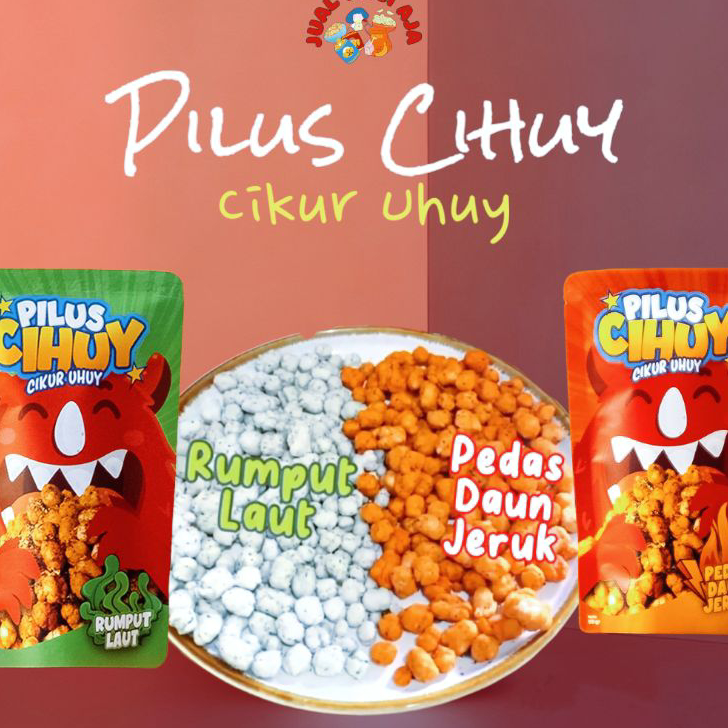 

➤➪✼✰ PILUS CIHUY CEMILAN MURAH ENAK HALAL 50G ★★★★