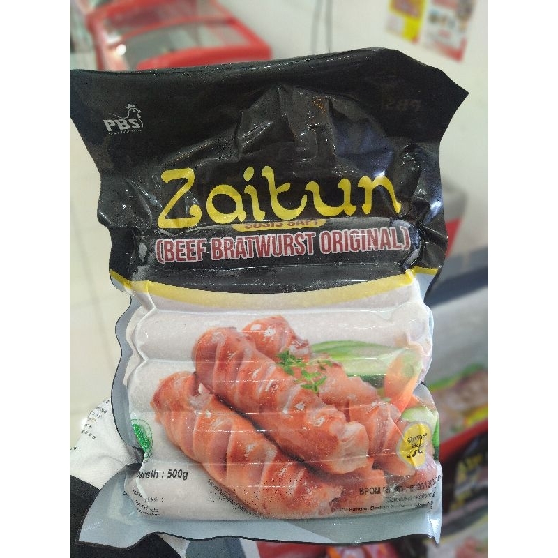 

zaitun sosis sapi beef bratwurst original 500gr