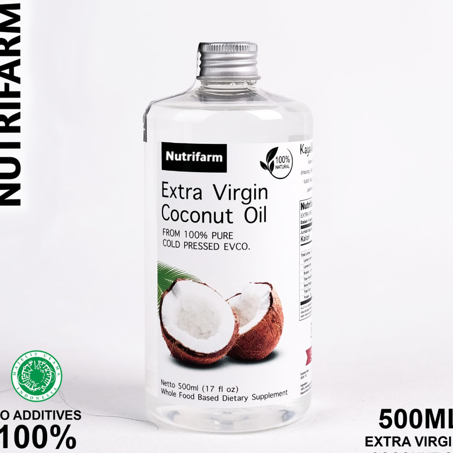 Bestseller VIRGIN COCONUT OIL 500ML UNTUK BAYI UNTUK RAMBUT 1 LITER SUKA MPASI IKAN DORANG ORGANIK V