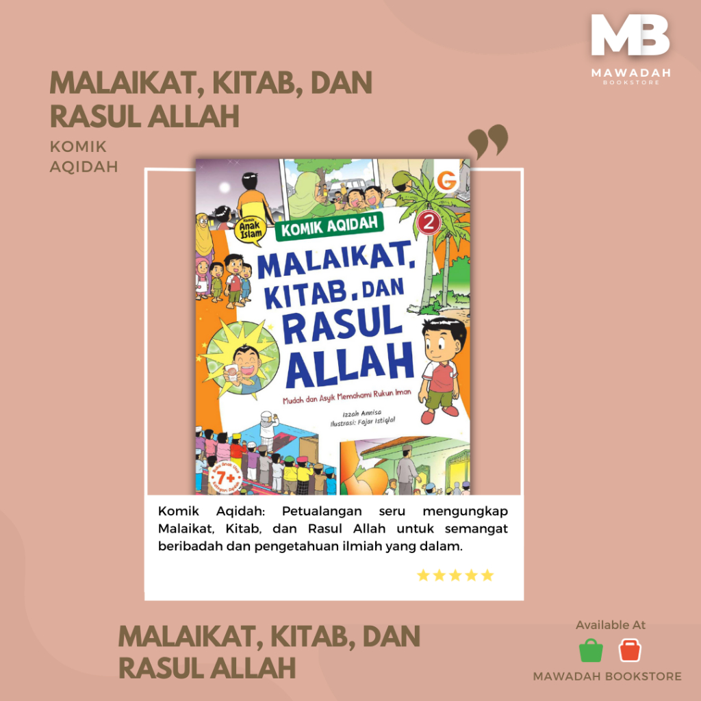Komik Aqidah : Malaikat, Kitab, dan Rasul Allah
