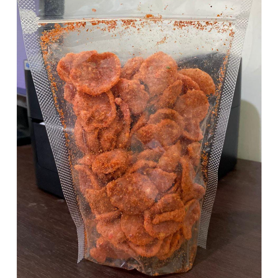 

Stok Banyak Cemilan Sosreng Pedas Makanan Ringan Enak Renyah Laris