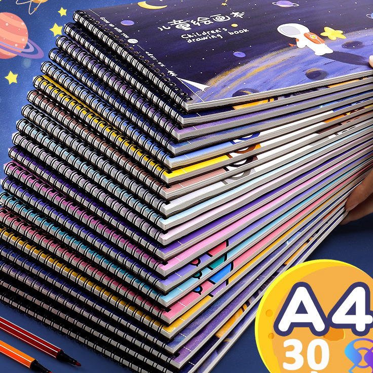 

➥❇❋ Children Coloring Book / Buku Mewarnai Anak Balita/Buku Drawing/Buku Coloring A4 30PAGES-Suning Mall