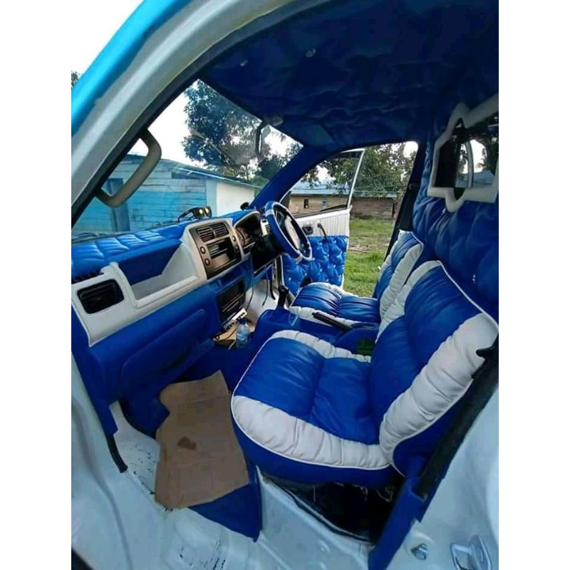 Sarung jok / Cover jok full interior mobil pick up ( Mega Carry / Apv Pick Up ) Model full sofa
