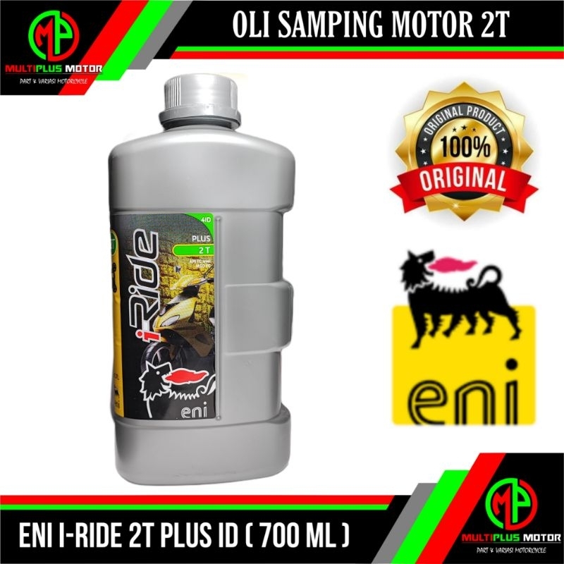Oli Samping 2T AGIP ENI  I-RIDE MOTO PLUS ID (0.7) ORIGINAL 100%