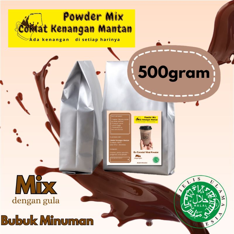 

500gram Es Cokelat Viral [ Mix ] dengan gula PREMIUM || Es Cokelat Kenangan Mantan Viral
