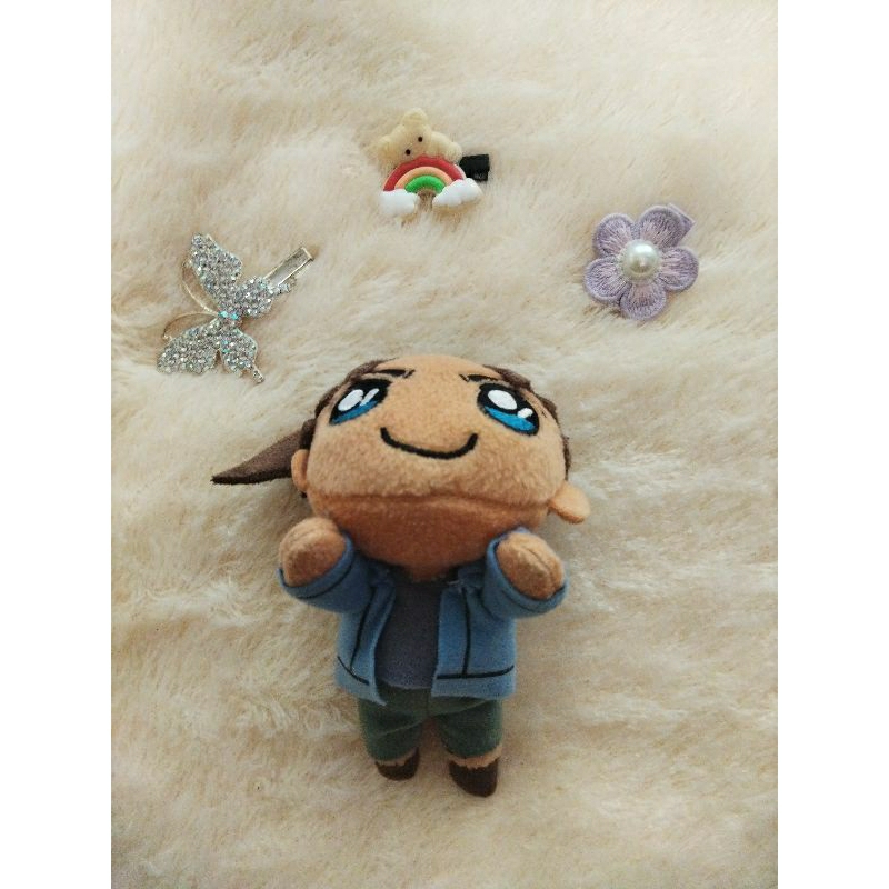Nesoberi Heiji Hattori Detective Conan Plush Keychain Doll