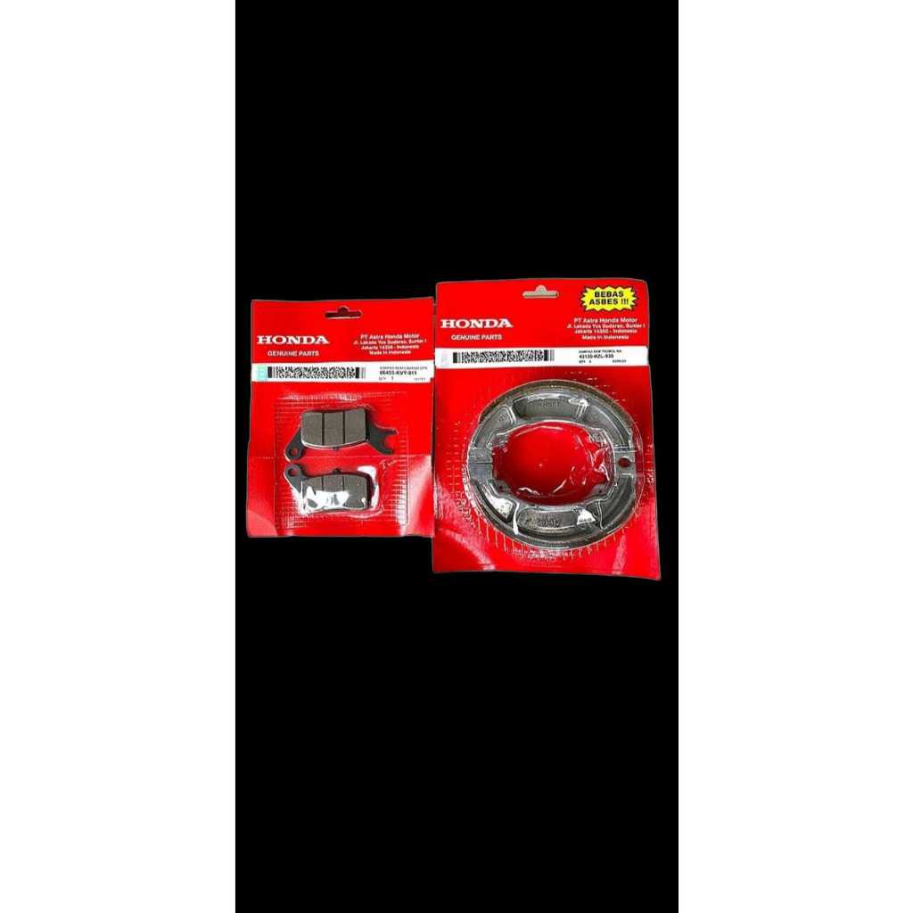 KAMPAS REM DEPAN BELAKANG BEAT KARBU KZL+KVY/PAKET  KAMPAS REM DEPAN BELAKANG BEAT KARBU KZL+KVY