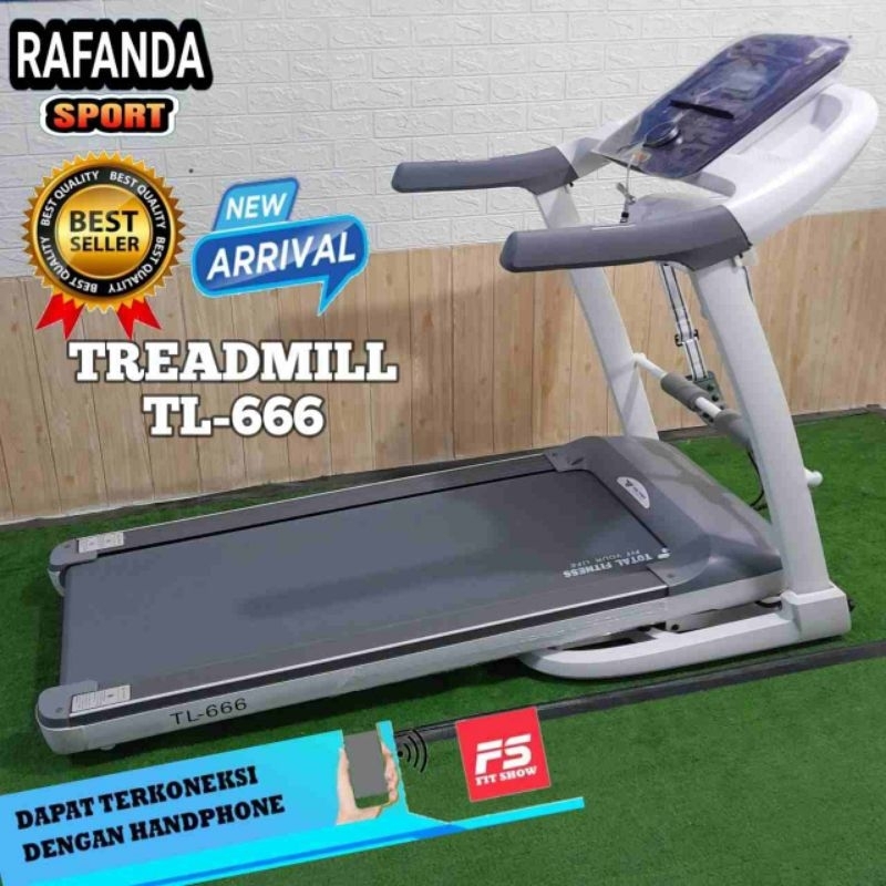 Alat Fitness Treadmill Elektrik TL-666 Total Fitness