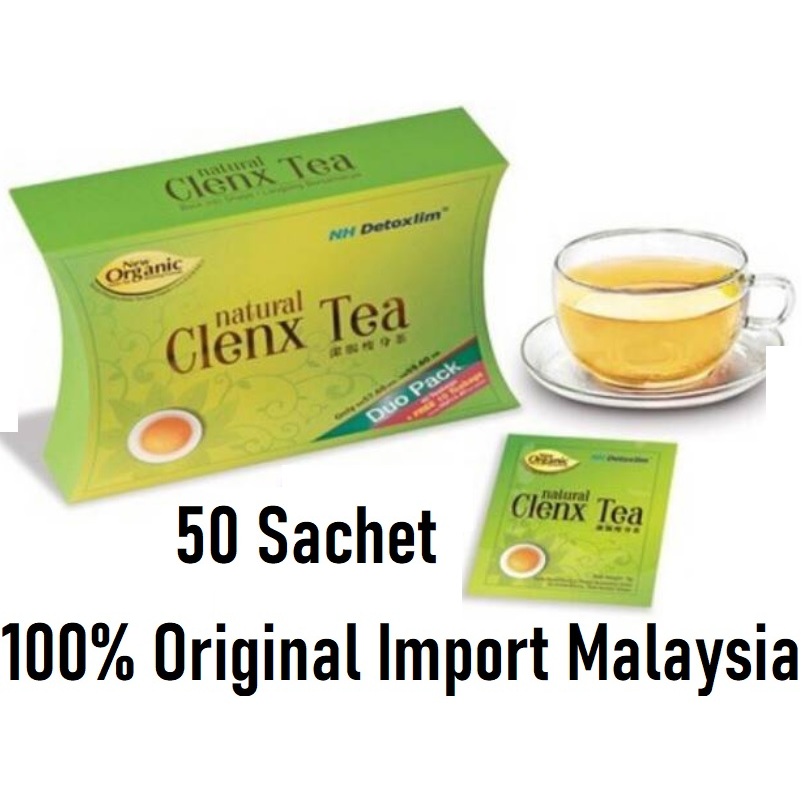 

1 Sachet Natural Clenx Tea NH Detoxlim Teh Diet Pelangsing Detox Herbal Tea
