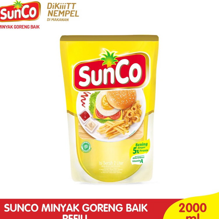 

➱➴≛❉ SUNCO Minyak Goreng Kemasan Pouch Refill 2 LITER