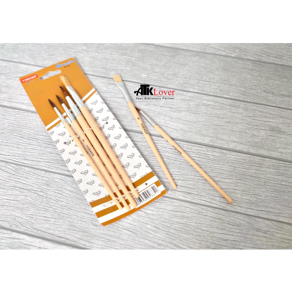 

Harga Termurah Kuas cat Air 1 set isi 6 Kuas