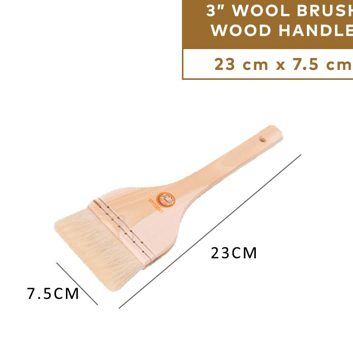 

Bestseller Kuas Roti Wool Brush Wood Handle