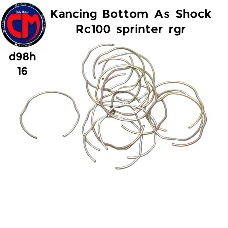 Kancing As Shock Depan Suzuki RC 80 100 Sprinter RGR 150R 1pcs d98h
