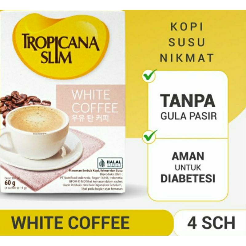

tropicana slim white coffee
