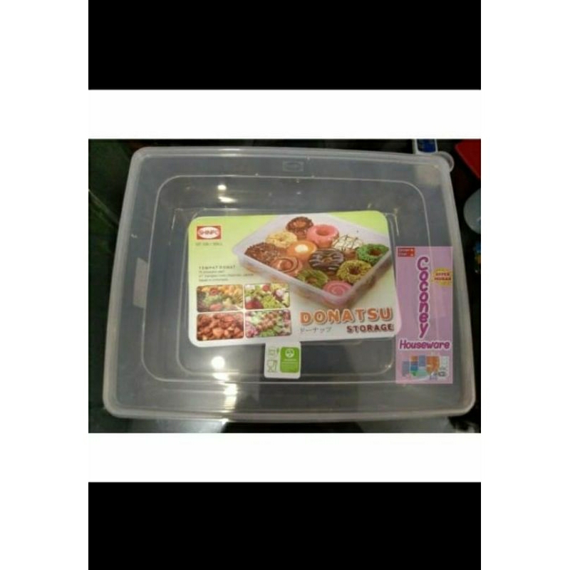 Kotak Donat Shinpo / Kotak Donat Tinggi / Kotak Donat Besar / Kotak Serbaguna