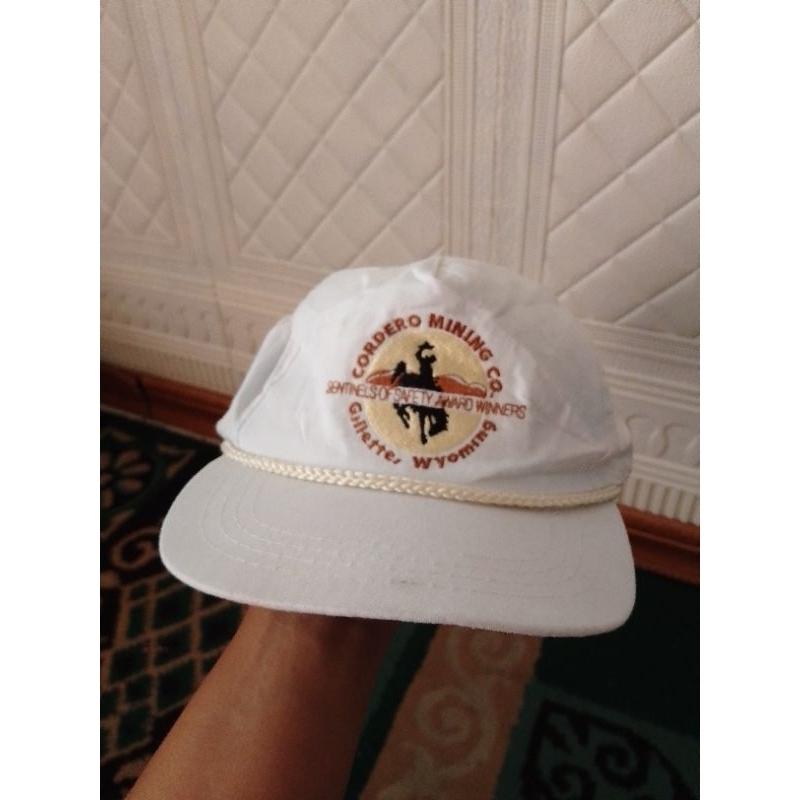 rope hat vintage yupoong second bekas preloved