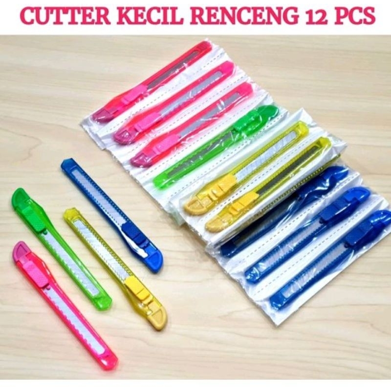 

(1rtg 12 pcs) CUTER RENTENG KECIL