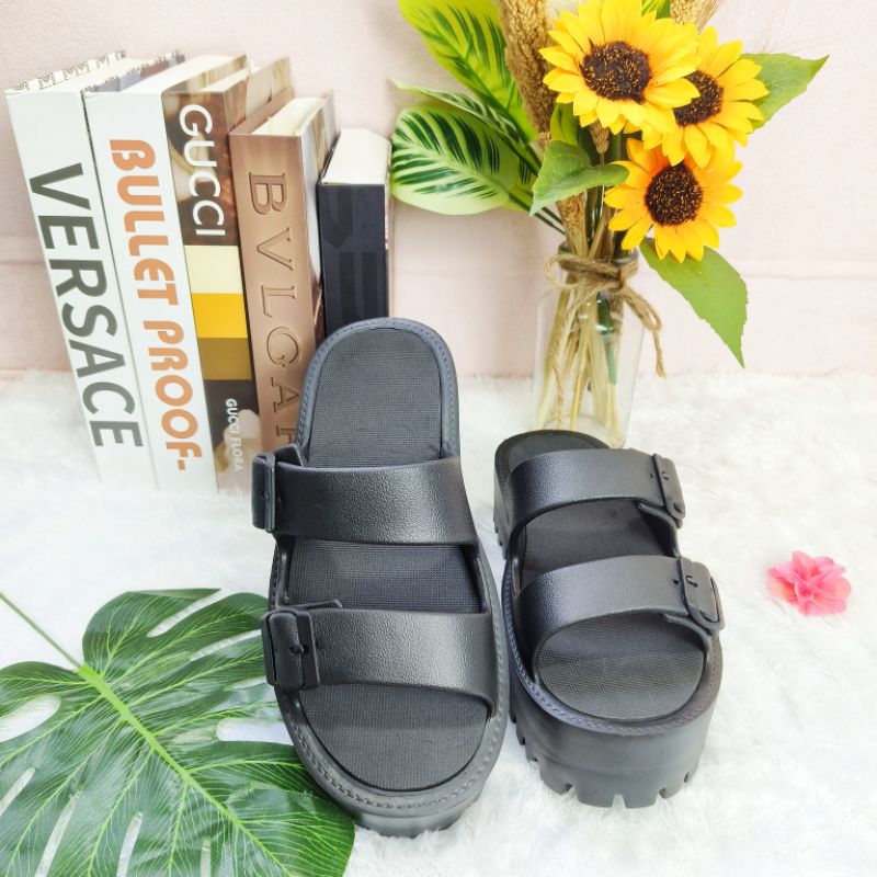 Sandal Slop Wanita Slide platform Size 36-40